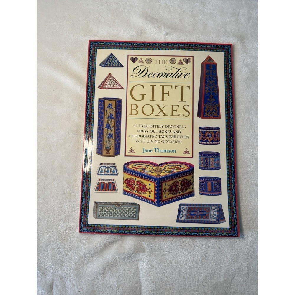 The Decorative Gift Boxes 22 Press Out Boxes By Jane Thomson